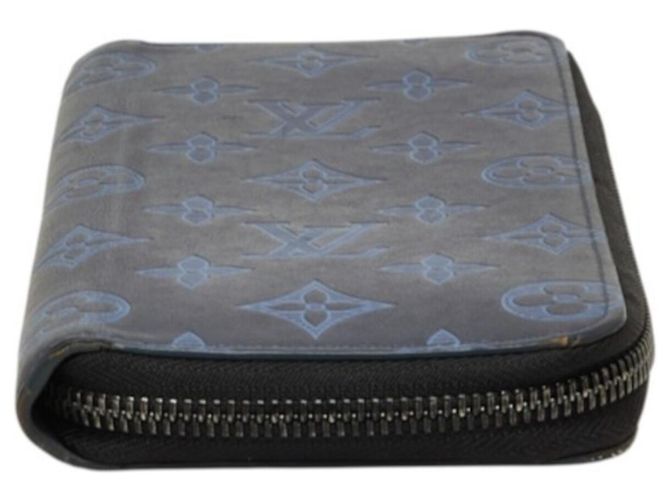 Louis Vuitton Monogram Shadow Zippy Wallet Navy blue - view 3