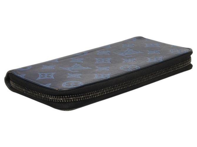 Louis Vuitton Monogram Shadow Zippy Wallet Navy blue - view 4