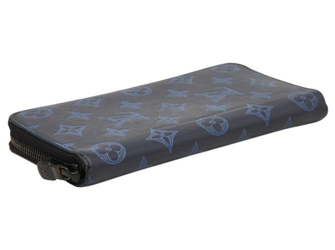 Louis Vuitton Monogram Shadow Zippy Wallet Navy blue - view 5