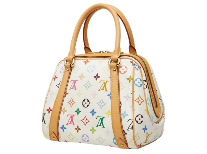 Borsa Louis Vuitton Monogram Multicolor Priscilla Bianco - vista 2