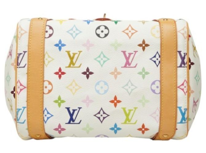 Borsa Louis Vuitton Monogram Multicolor Priscilla Bianco - vista 3