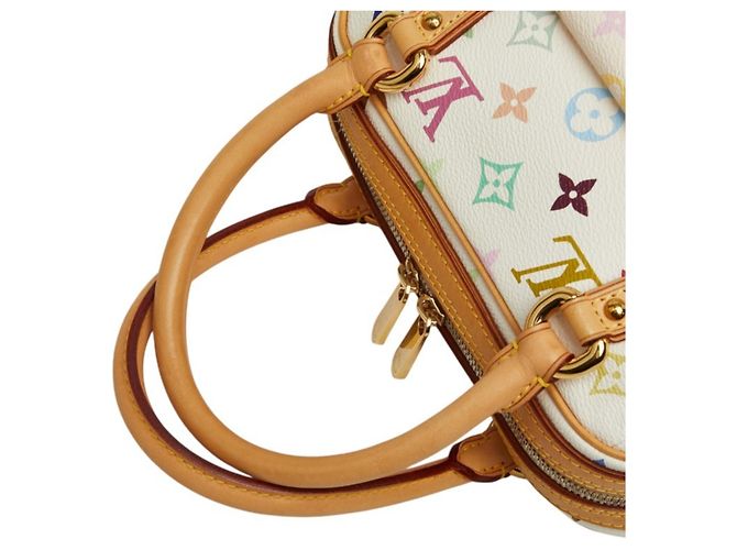 Borsa Louis Vuitton Monogram Multicolor Priscilla Bianco - vista 4