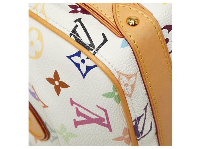 Borsa Louis Vuitton Monogram Multicolor Priscilla Bianco - vista 5