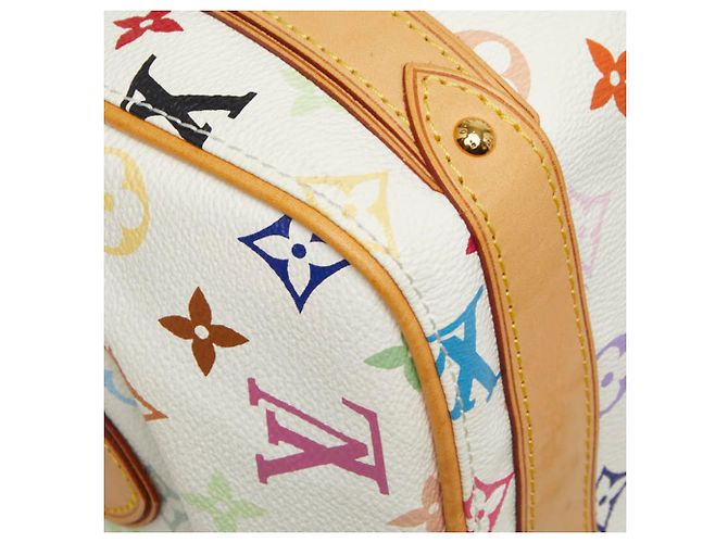 Borsa Louis Vuitton Monogram Multicolor Priscilla Bianco - vista 7