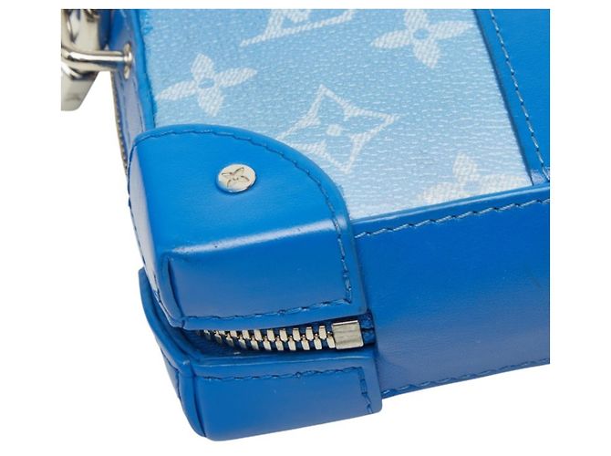 Borsa a tracolla Portafoglio Soft Trunk Louis Vuitton Monogram Clouds Blu - vista 5