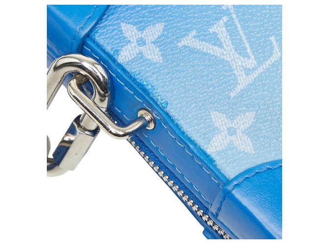 Borsa a tracolla Portafoglio Soft Trunk Louis Vuitton Monogram Clouds Blu - vista 8