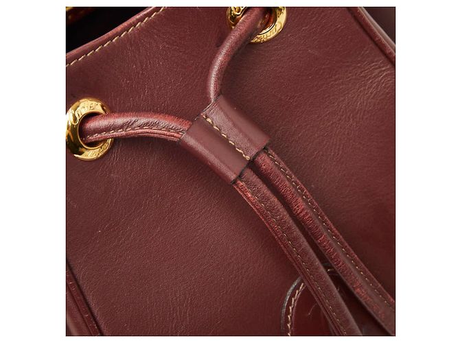 Borsa a tracolla Cartier Must Line Bordò - vista 8