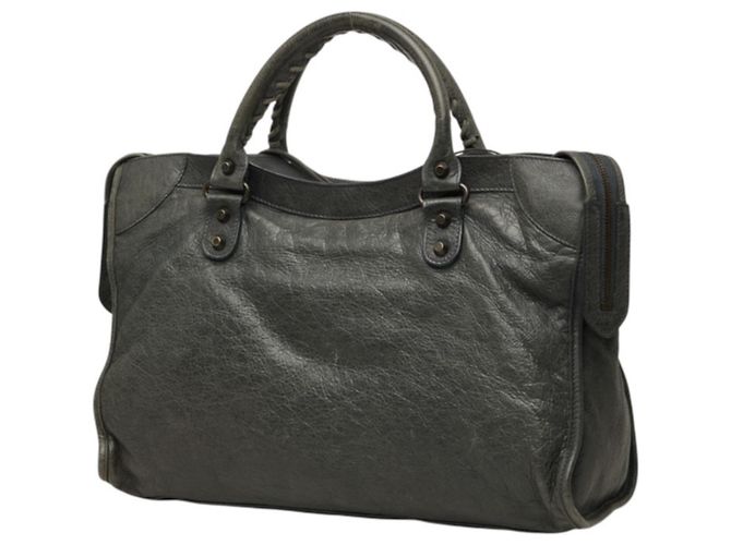 Borsa Balenciaga The City Verde - vista 2