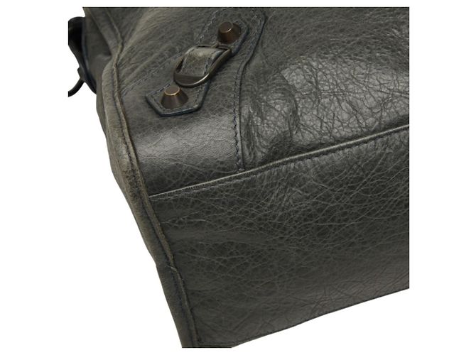 Borsa Balenciaga The City Verde - vista 5