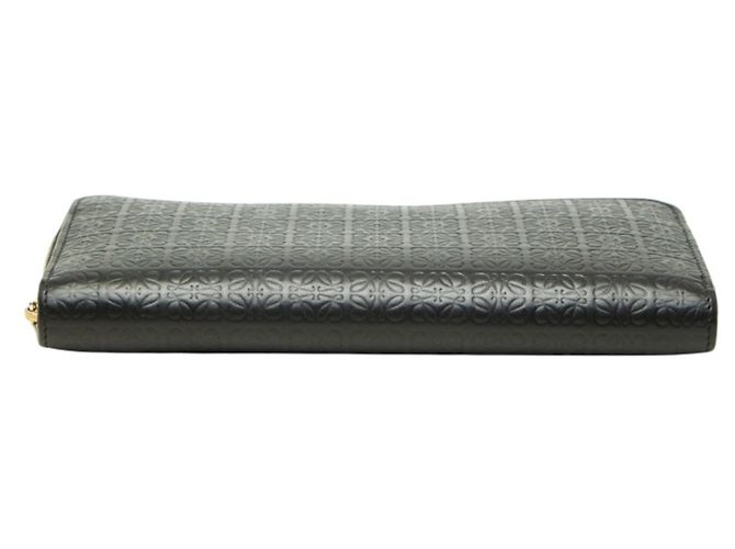 Cartera larga con cremallera Loewe Repeat Anagram Round Negro - vista 3