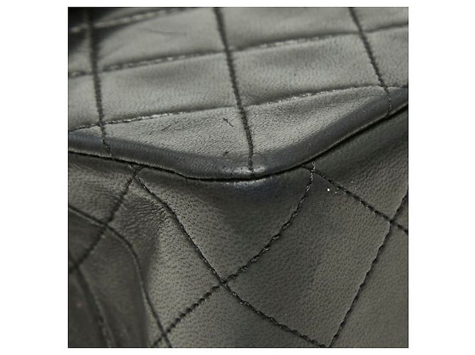 Borsa a tracolla Chanel Matelassé Coco Mark Double Flap con catena Nero - vista 5