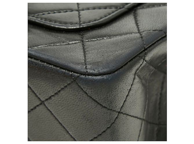 Borsa a tracolla Chanel Matelassé Coco Mark Double Flap con catena Nero - vista 6