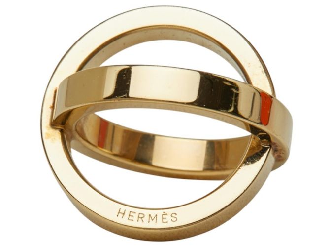 Hermès Hermes Cosmos vergoldeter Schalring Golden - Ansicht 5