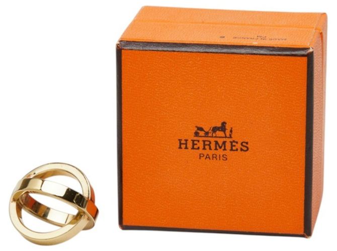 Hermès Hermes Cosmos vergoldeter Schalring Golden - Ansicht 7