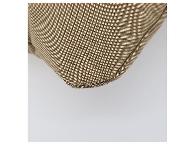 Borsa a tracolla PRADA in jacquard Canvas Silver Beige Auth fm5453 Argento - vista 11