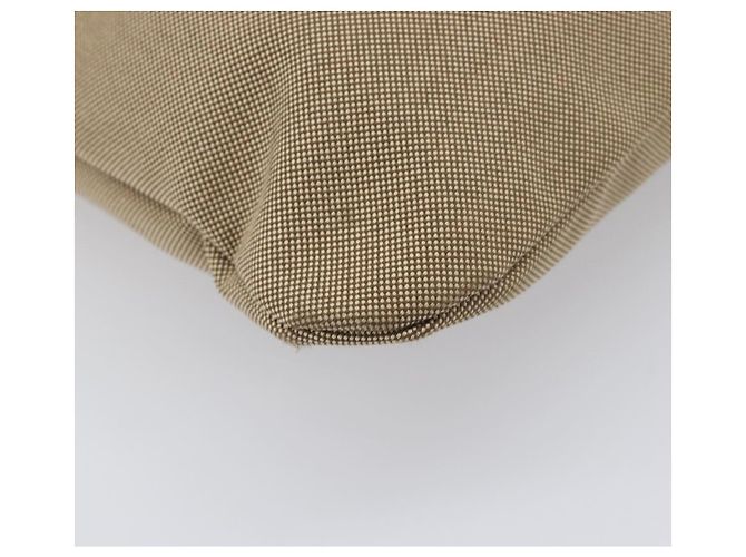 Borsa a tracolla PRADA in jacquard Canvas Silver Beige Auth fm5453 Argento - vista 13