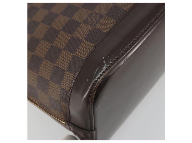 LOUIS VUITTON Damier Ebene Alma Handtasche N51131 LV Auth 196316 - Ansicht 13