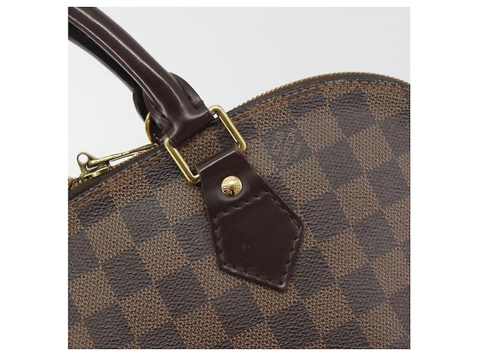 LOUIS VUITTON Damier Ebene Alma Handtasche N51131 LV Auth 196316 - Ansicht 15