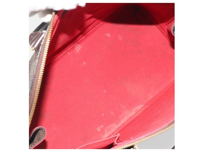 LOUIS VUITTON Damier Ebene Alma Handtasche N51131 LV Auth 196316 - Ansicht 17