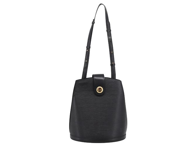 Borsa a tracolla LOUIS VUITTON Epi Cluny Nera M52252 LV Auth ka5937V Nero - vista 13