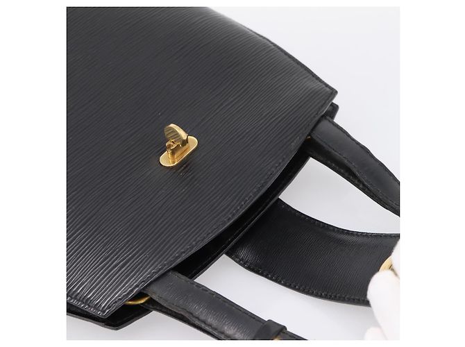 Borsa a tracolla LOUIS VUITTON Epi Cluny Nera M52252 LV Auth ka5937V Nero - vista 7