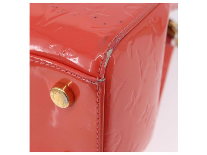 LOUIS VUITTON Monogram Vernis Blair MM Hand Bag Rose rich M90262 LV Auth BA15136 - vista 10
