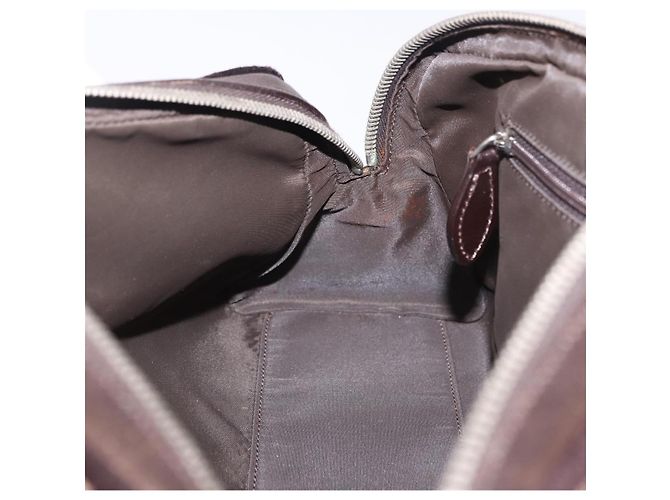 Borsa a mano Christian Dior Trotter Canvas Romantic PVC Brown Silver Auth ka5838V Marrone Argento - vista 19