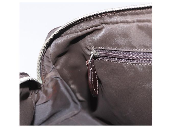 Borsa a mano Christian Dior Trotter Canvas Romantic PVC Brown Silver Auth ka5838V Marrone Argento - vista 20