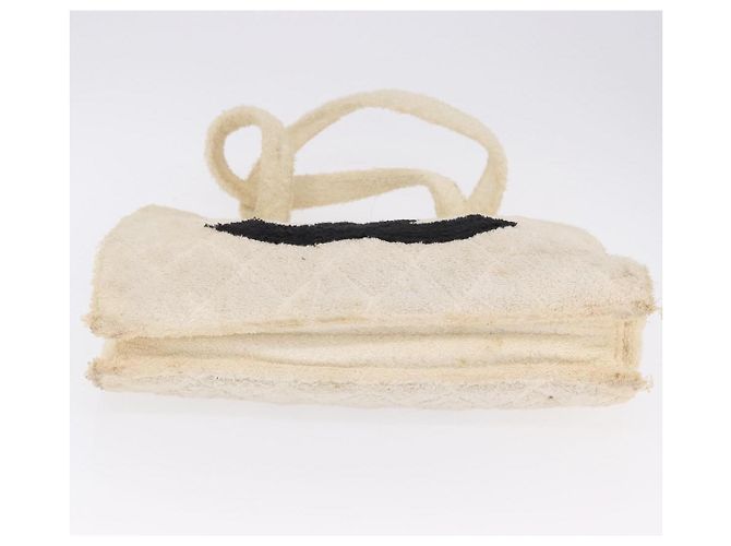 Borsa Tote CHANEL COCO Mark Pile White Black CC Auth BA15283 Nero Bianco - vista 10