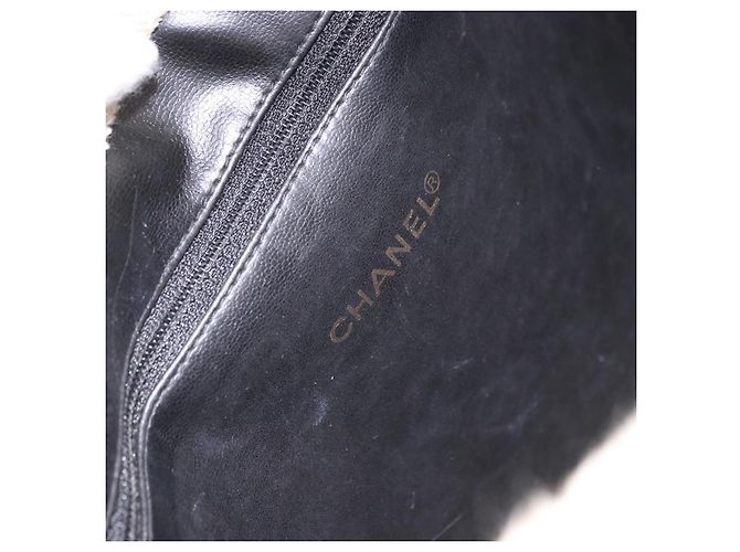 Borsa Tote CHANEL COCO Mark Pile White Black CC Auth BA15283 Nero Bianco - vista 15