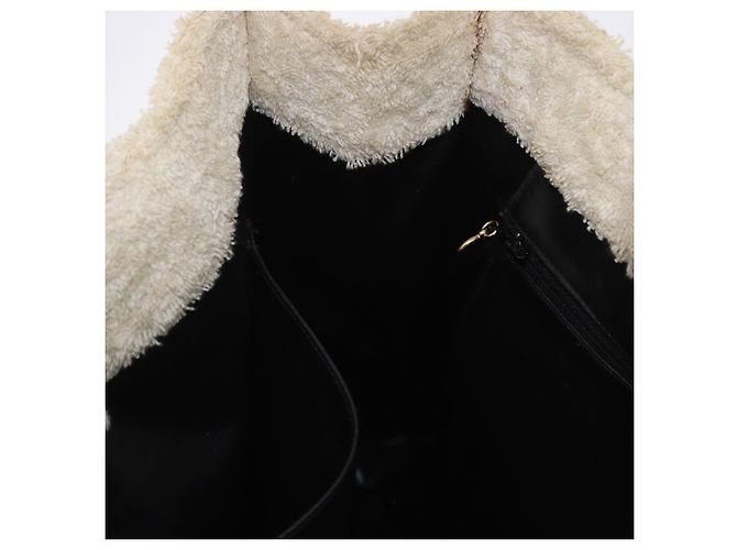 Borsa Tote CHANEL COCO Mark Pile White Black CC Auth BA15283 Nero Bianco - vista 18