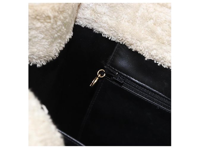 Borsa Tote CHANEL COCO Mark Pile White Black CC Auth BA15283 Nero Bianco - vista 19