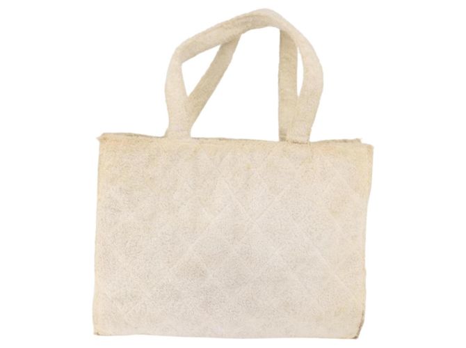 Borsa Tote CHANEL COCO Mark Pile White Black CC Auth BA15283 Nero Bianco - vista 3