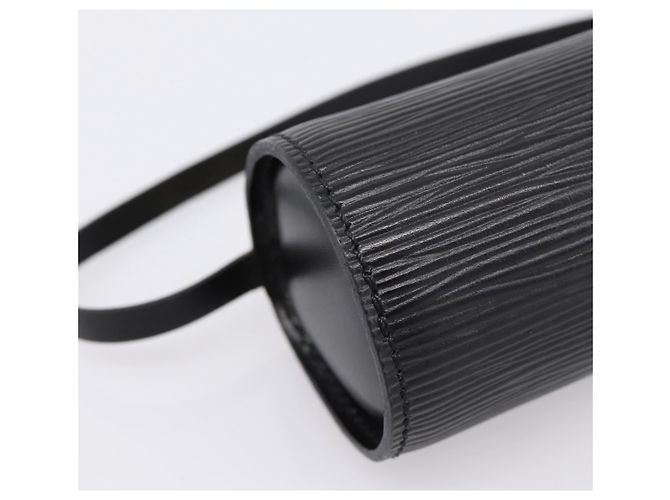 Pouch LOUIS VUITTON Epi Soufflot Nero LV Auth BA15354 - vista 15