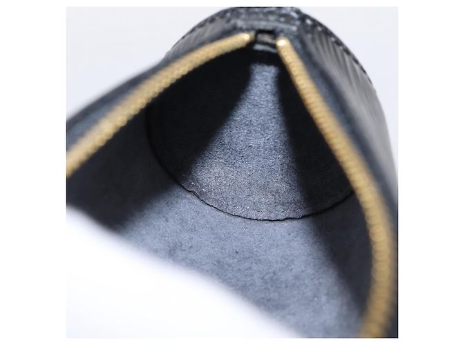 Pouch LOUIS VUITTON Epi Soufflot Nero LV Auth BA15354 - vista 19