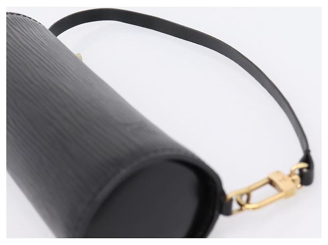 Pouch LOUIS VUITTON Epi Soufflot Nero LV Auth BA15354 - vista 8