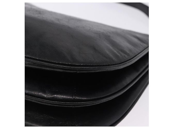 Borsa a tracolla SAINT LAURENT in pelle nera Auth 197730 Nero - vista 13