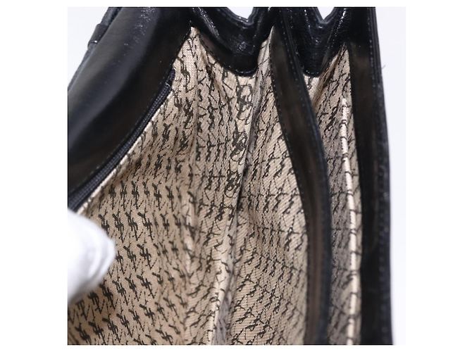 Borsa a tracolla SAINT LAURENT in pelle nera Auth 197730 Nero - vista 19