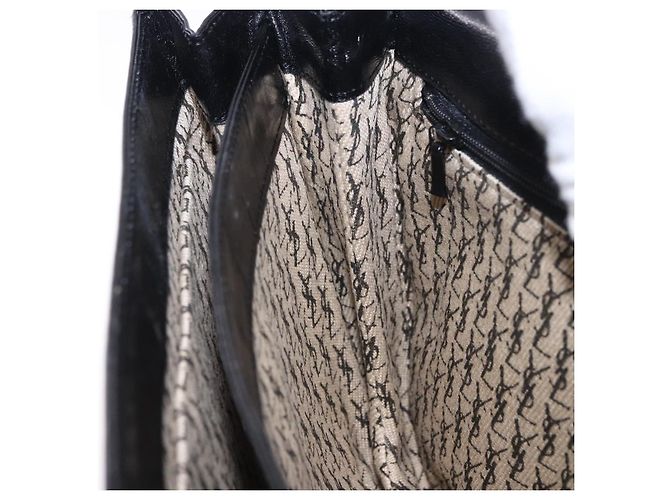 Borsa a tracolla SAINT LAURENT in pelle nera Auth 197730 Nero - vista 20