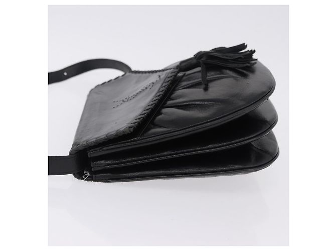 Borsa a tracolla SAINT LAURENT in pelle nera Auth 197730 Nero - vista 5