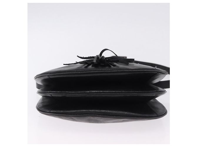 Borsa a tracolla SAINT LAURENT in pelle nera Auth 197730 Nero - vista 9