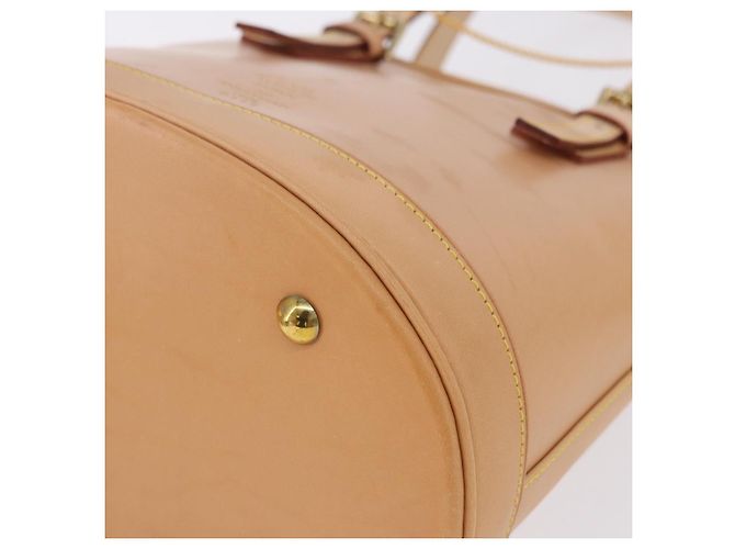 LOUIS VUITTON Borsa a tracolla Bucket PM in pelle Nomad Beige M85001 LV Auth ka5828V - vista 10