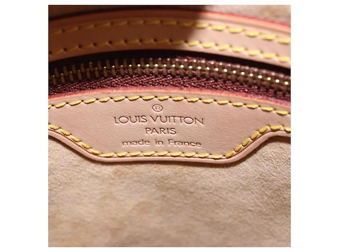 LOUIS VUITTON Borsa a tracolla Bucket PM in pelle Nomad Beige M85001 LV Auth ka5828V - vista 18