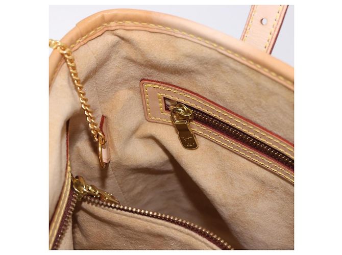 LOUIS VUITTON Borsa a tracolla Bucket PM in pelle Nomad Beige M85001 LV Auth ka5828V - vista 23