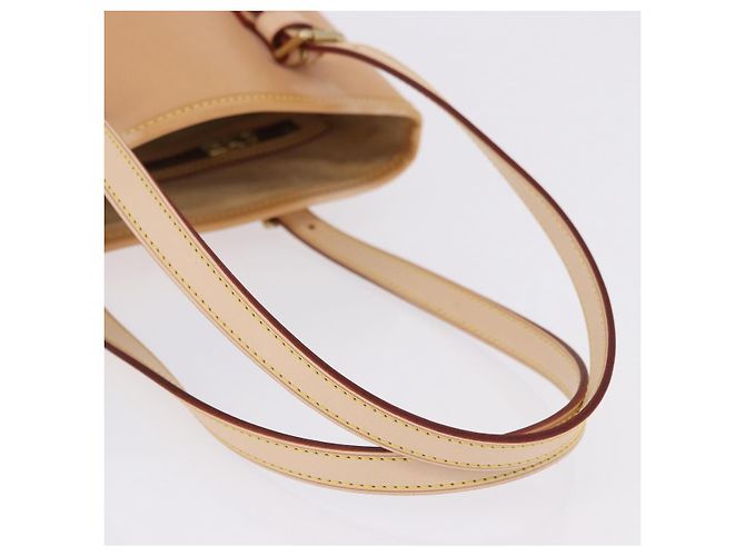 LOUIS VUITTON Borsa a tracolla Bucket PM in pelle Nomad Beige M85001 LV Auth ka5828V - vista 8
