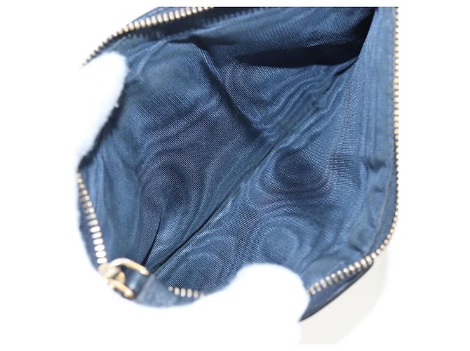 Borsa Christian Dior Trotter Canvas 30 Montaigne Diorissimo Navy Gold Auth 197573M D'oro Blu navy - vista 20