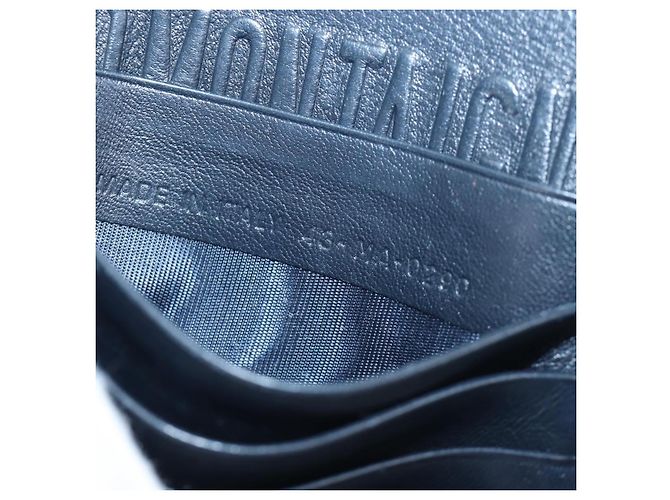 Borsa Christian Dior Trotter Canvas 30 Montaigne Diorissimo Navy Gold Auth 197573M D'oro Blu navy - vista 23