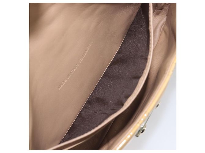 Christian Dior Canage Schultertasche mit Kette aus Lackleder in Gelb Gold Tone Auth ep15798 - Ansicht 22