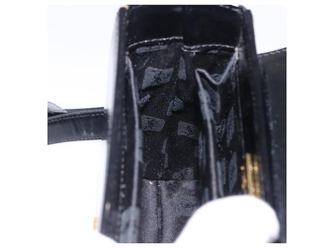 Borsa a tracolla SAINT LAURENT in pelle nera e oro Auth ka5928 Nero D'oro - vista 19