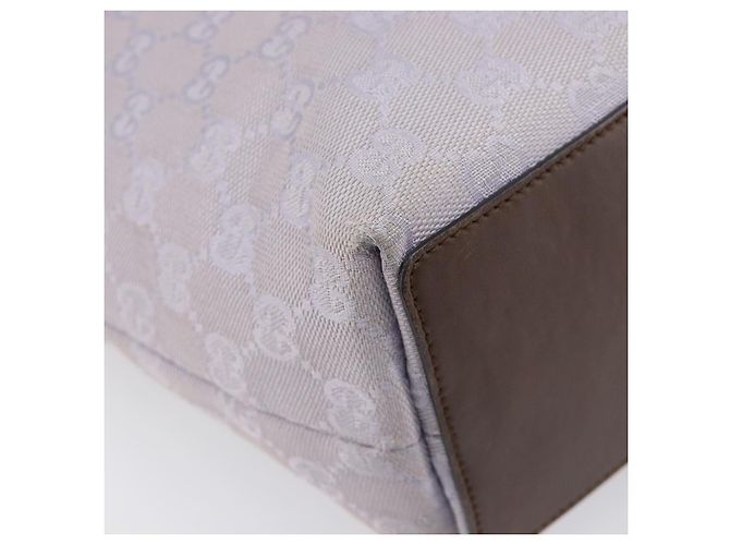 Borsa Tote GUCCI GG Canvas Lavende Silver 31244 Auth 200244 Argento Lavanda - vista 11